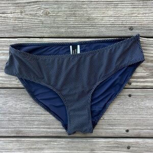 Nip Tuck Women’s Swim Bottoms Size 8 Navy & White Polka Dots Beach Summer